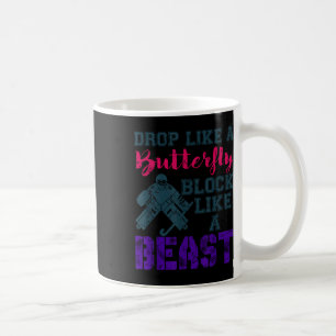 Block Like A Beast Quote - Field Hockey Goalie Coffee Mug