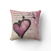 Block O Love-"How do I love thee?" Pillow