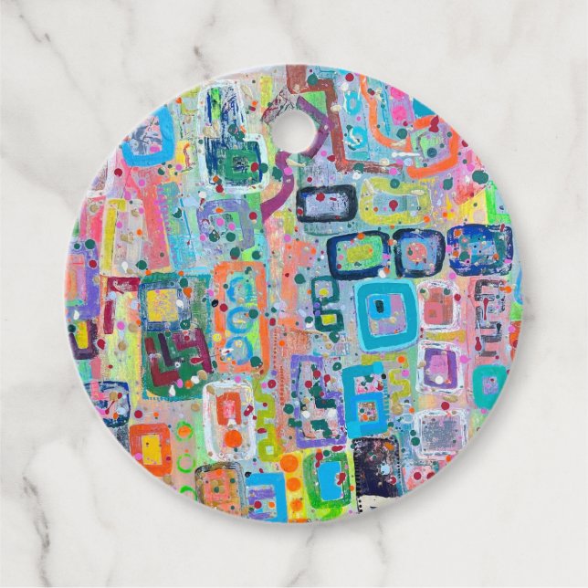 Block Party Favour Tags (Front)