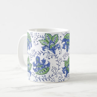 Block Print Flowers Mug