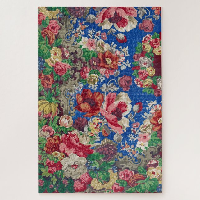 Block printed table cover Sir Matthew Digby wyatt Jigsaw Puzzle (Vertical)