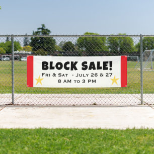 Block Sale Banner
