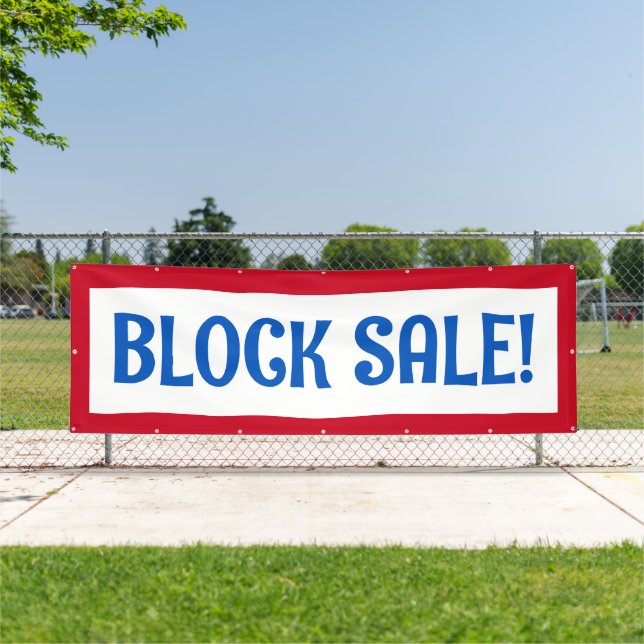 Block Sale! Patriotic Banner (Insitu)