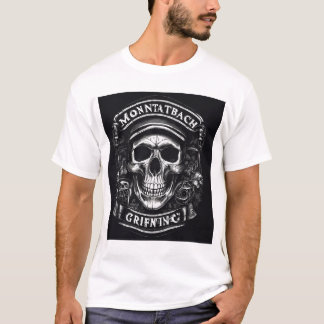 Block skull design T-Shirt