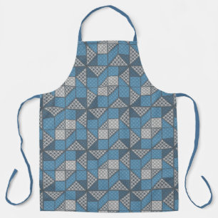 Blockade Patchwork Pattern Apron
