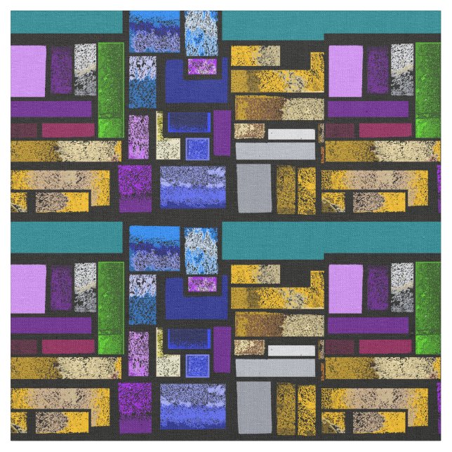 Blockage abstract over black fabric (Close Up)