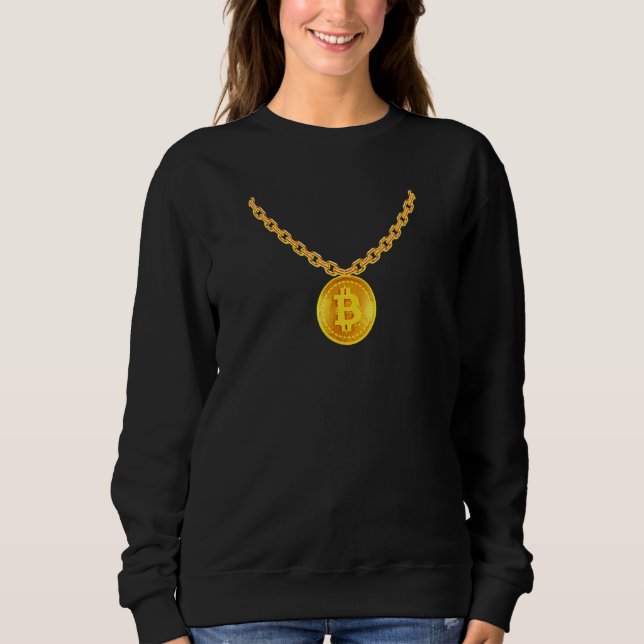 Blockchain  Cryptocurrency  Crypto Trader  Bitcoin Sweatshirt (Front)