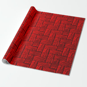 Blocked Garnet Wrapping Paper