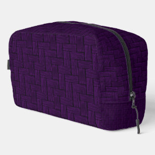 Blocked Purple Dopp Kit Print Cut Sew Bag