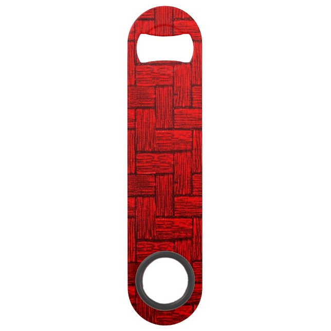 Blocked Red Bottle Opener (Front)