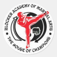 Blocker Academy of Martial Arts Sticker