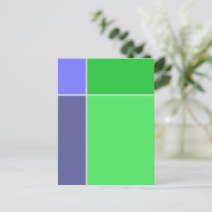 Blocks 2 Geometric Postcard