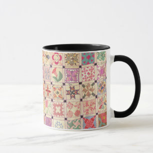 Blocks Black Handle Mug