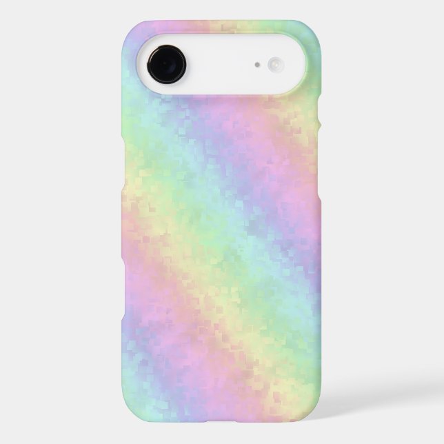 Blocks in Pastel Colours 3D Rainbow Art (Back)