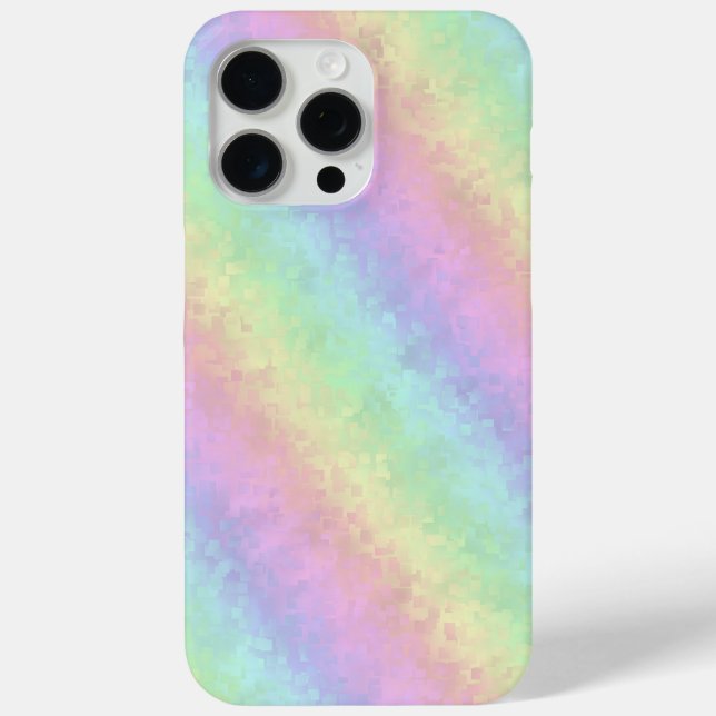 Blocks in Pastel Colours 3D Rainbow Art Case-Mate iPhone Case (Back)