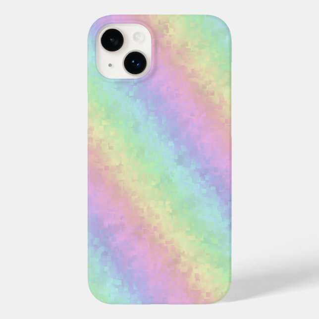 Blocks in Pastel Colours 3D Rainbow Art Case-Mate iPhone Case (Back)
