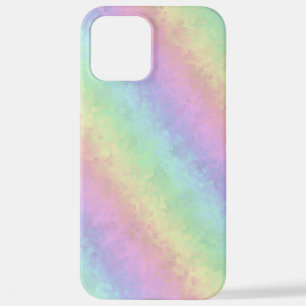 Blocks in Pastel Colours 3D Rainbow Art iPhone 12 Pro Max Case