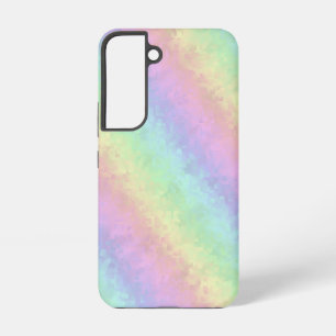 Blocks in Pastel Colours 3D Rainbow Art Samsung Galaxy Case