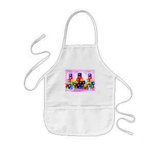 Blocks in the mist kids apron