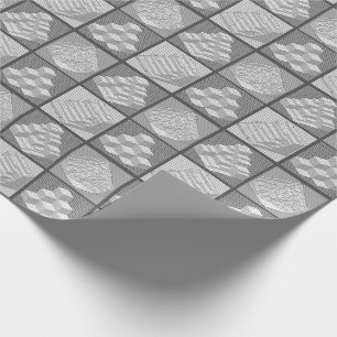 Blocks Maze Puzzle Wrapping Paper