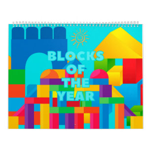 Blocks Of The Year Calendar