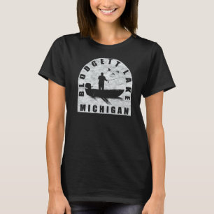 Blodgett Lake Fishing Michigan T-Shirt