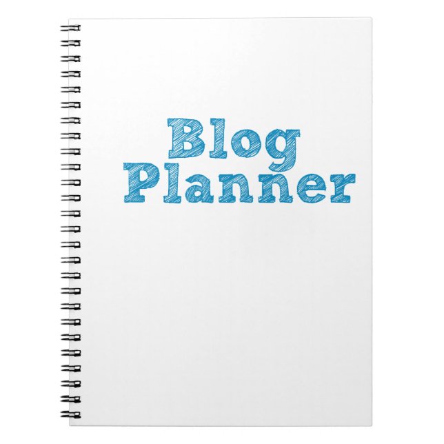 Blog Planner Notebook (Front)