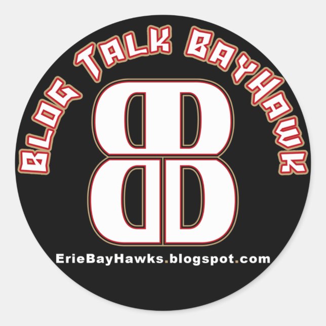 Blog Talk BayHawk Stickers (Front)