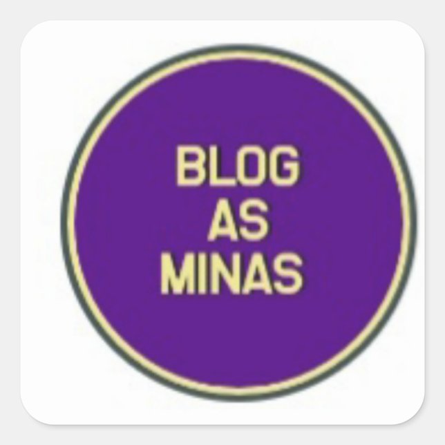 Blog The Mines  Square Sticker (Front)