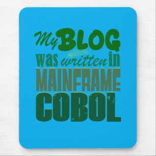 Blog Was Coded in COBOL – Retro Mainframe Develope Mouse Pad