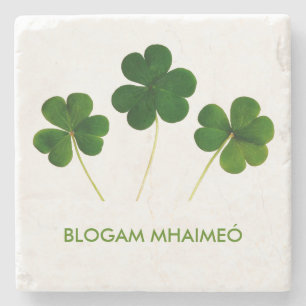 Blogam Mhaimeó: Irish Grandma's Cuppa Shamrock Stone Coaster