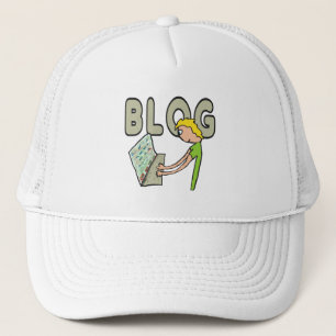 Blogger Blogging Trucker Hat