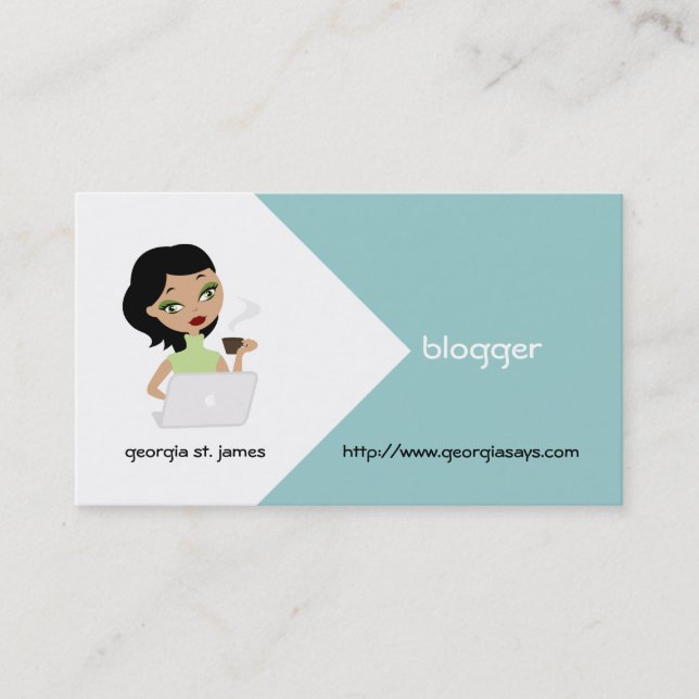 Blogger Business Cards (Front)