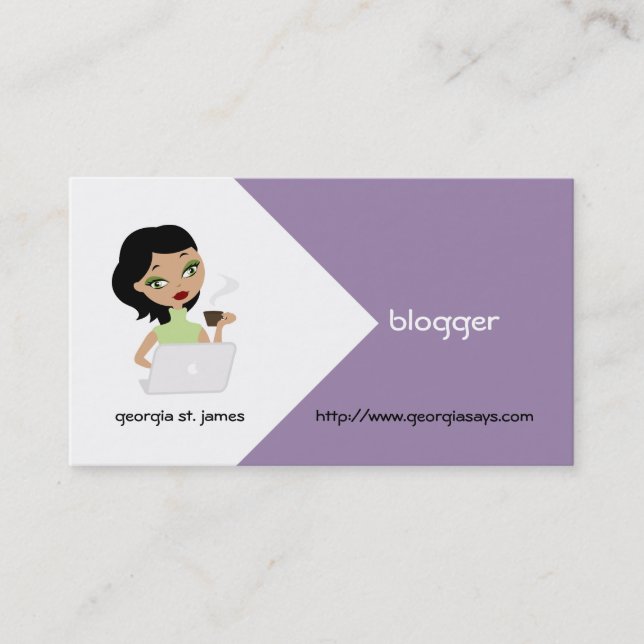 Blogger Business Cards (Front)