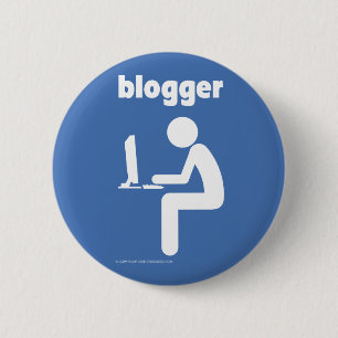 Blogger-colour 6 Cm Round Badge