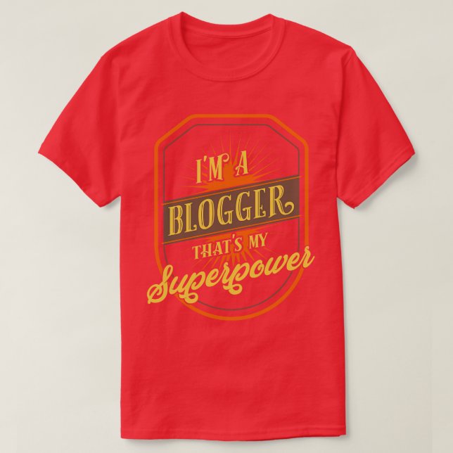 Blogger T-Shirt (Design Front)