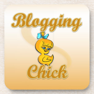 Blogging Chick Coaster