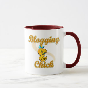 Blogging Chick Mug