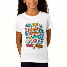 Blogging Graphic T-Shirt – Fun & Playful Design