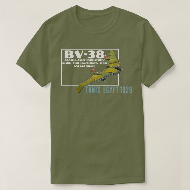 Blohm and Voss BV-38 T-Shirt (Design Front)