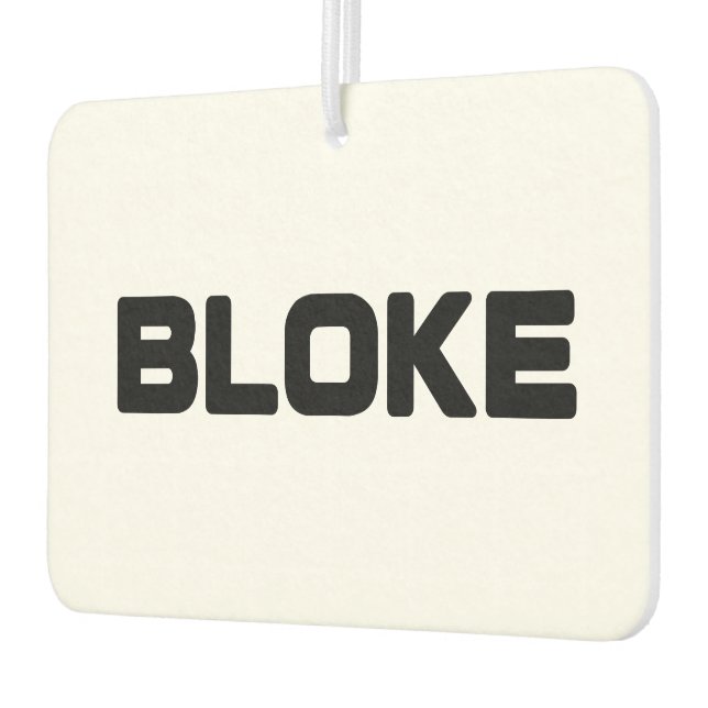BLOKE CAR AIR FRESHENER (Left)