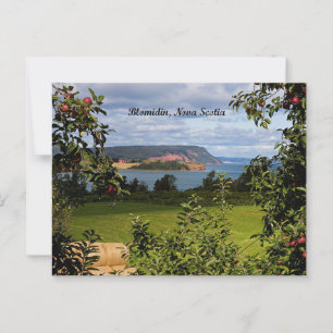 Blomidin, Nova Scotia, Canada Postcard