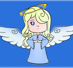 Image result for cartoon blond girl with an award