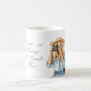 Blond Girl Paris is Always A Good Idea Coffee Mug