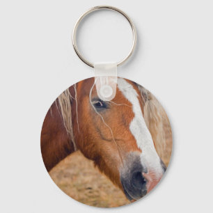 Blond Horse Key Ring