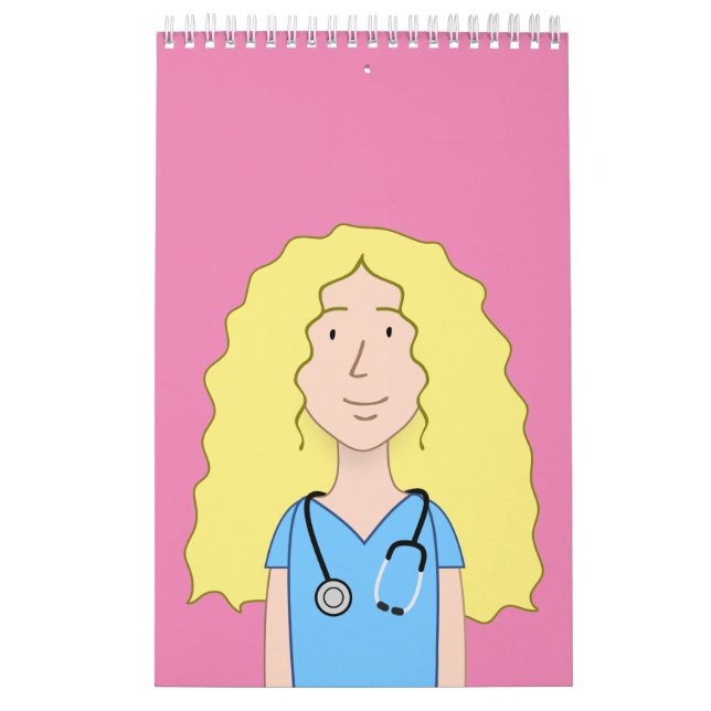 Blond Nurse Calendar (Cover)