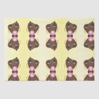 Blonde Afro, Popping Pink Bubblegum Tissue Paper