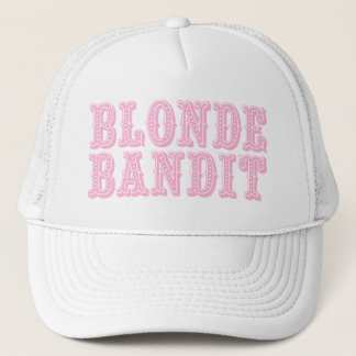 Blonde Bandit Cowgirl Barrel Racing Trucker Hat