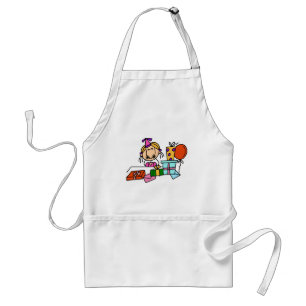 Blonde Birthday Girl With Gifts T-shirts and Gifts Standard Apron