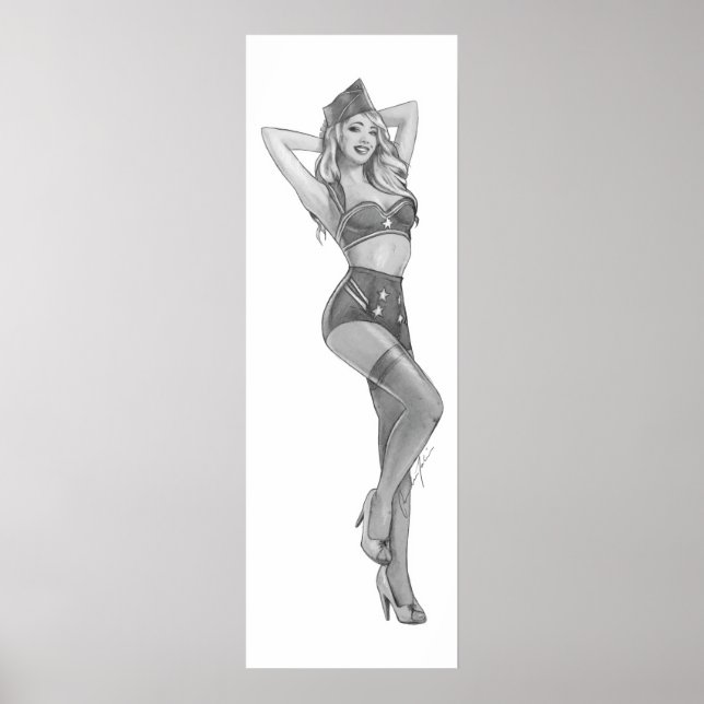 Blonde Bombshell Poster (Front)